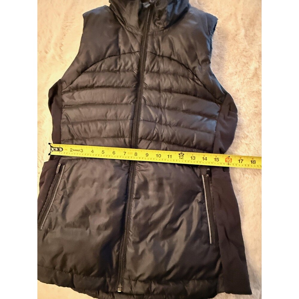 Lululemon Down For It All Vest - Black - Womens Size 10 - Picture 8 of 16